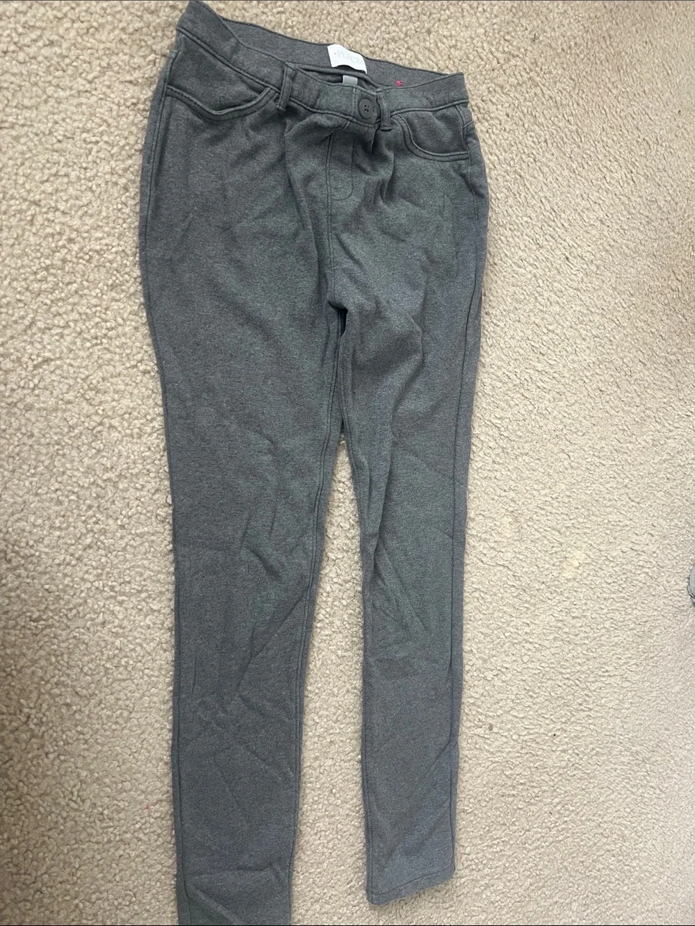 The Children's Place Dark Gray Ponte Jeggings